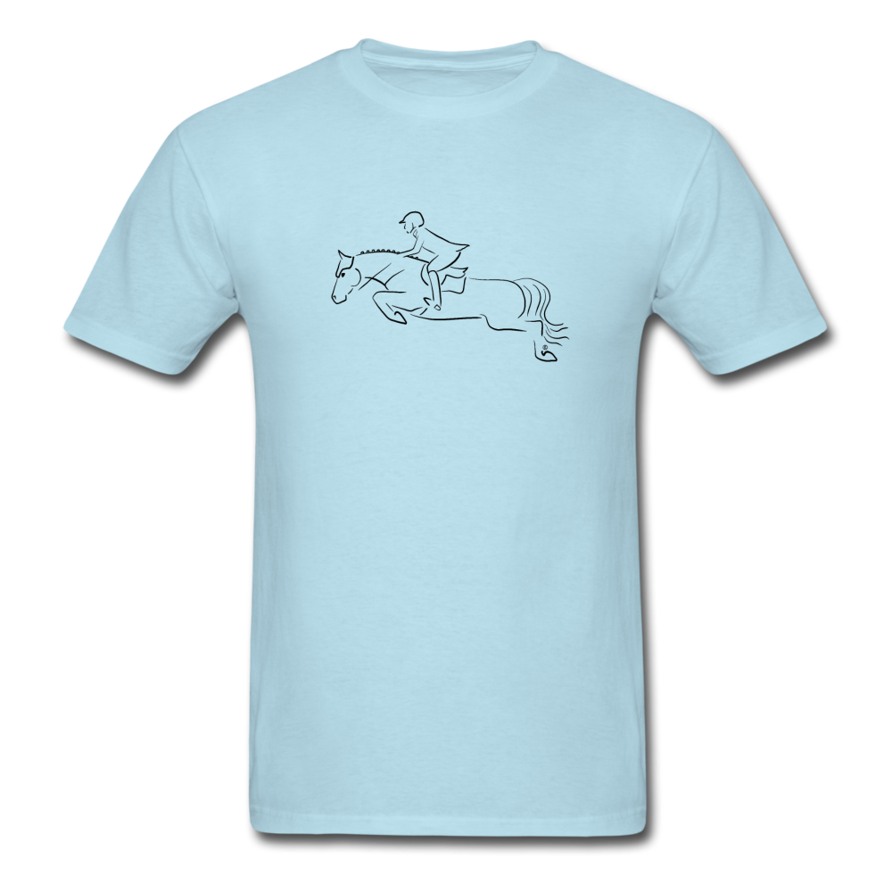 Jumper Horse Unisex Classic T-Shirt - powder blue