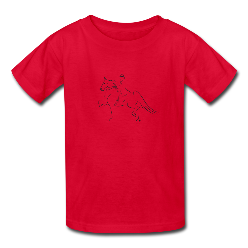 Saddleseat Kids' T-Shirt - red
