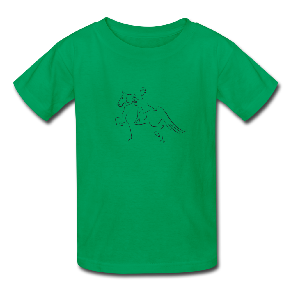 Saddleseat Kids' T-Shirt - kelly green