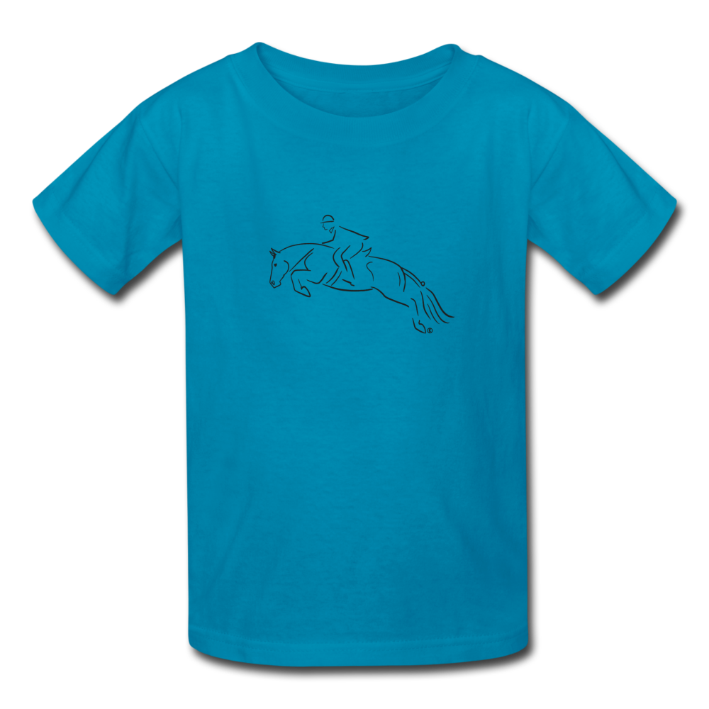 Hunter Kids' T-Shirt - turquoise