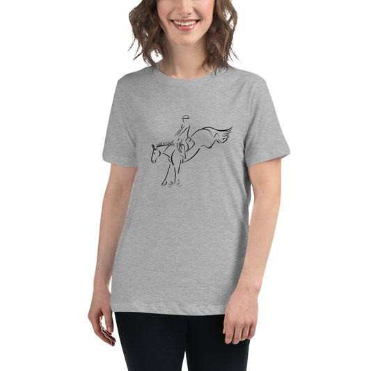 Eventing Horse Women's Super Soft Relaxed T-Shirt
